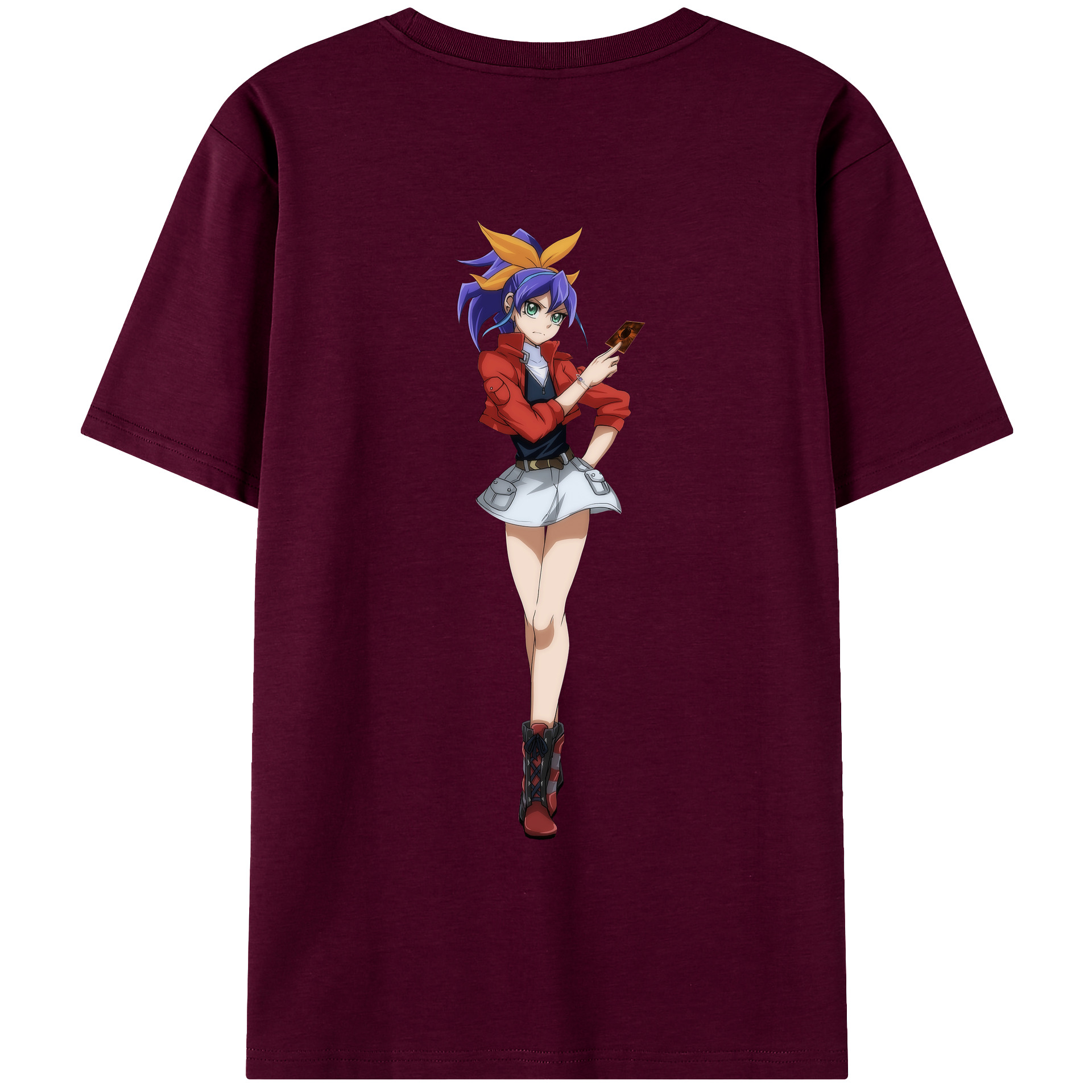 （画像用） 遊☆戯☆王 Yu-Gi-Oh! レディース半袖Tシャツ(バックプリント)